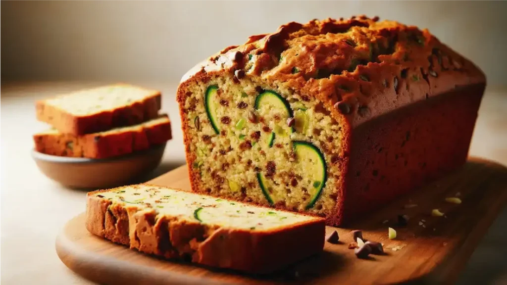 Moist Zucchini Bread Loaf