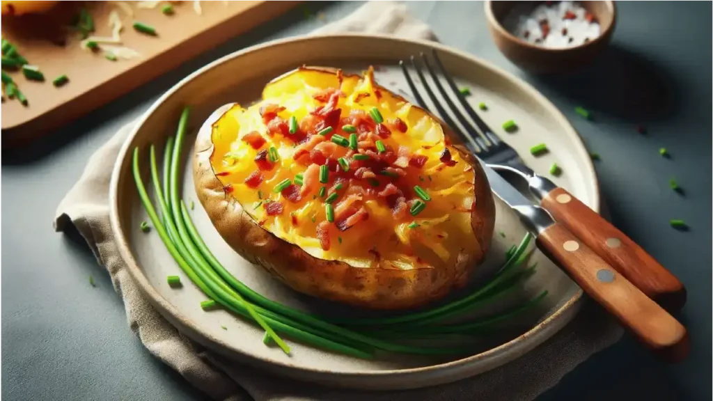 Serving Twice Baked Potatoes