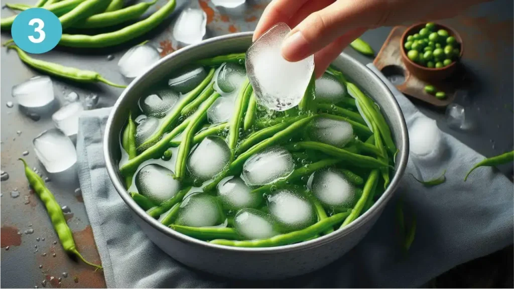 Cooling of Green beans 