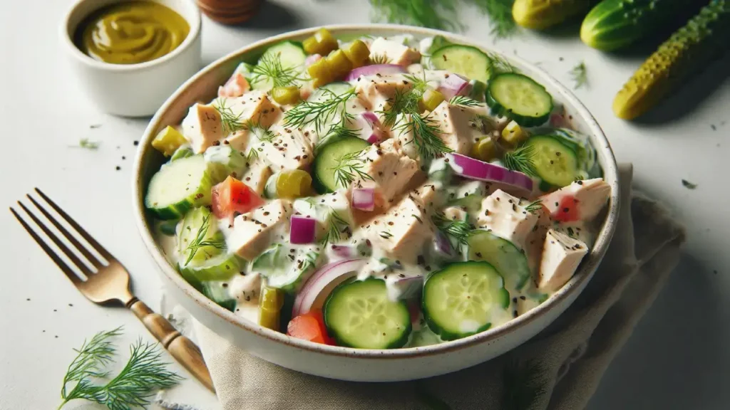 Dill Pickle Chicken Salad Recipe