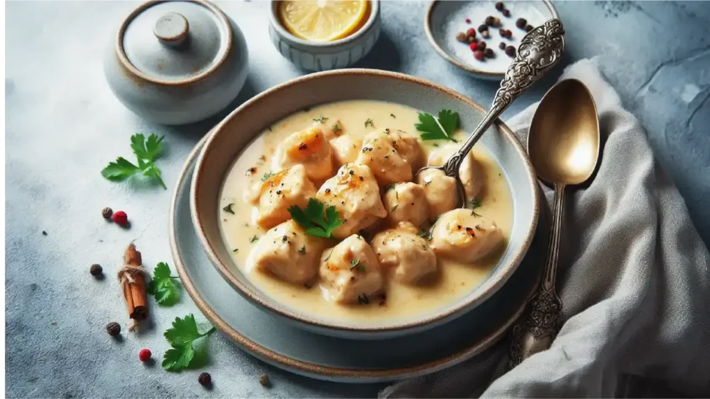 Simple Creamy Chicken and Leeks