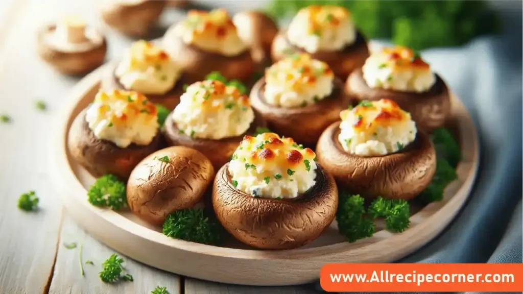 Mushrooms Stuffed with Boursin