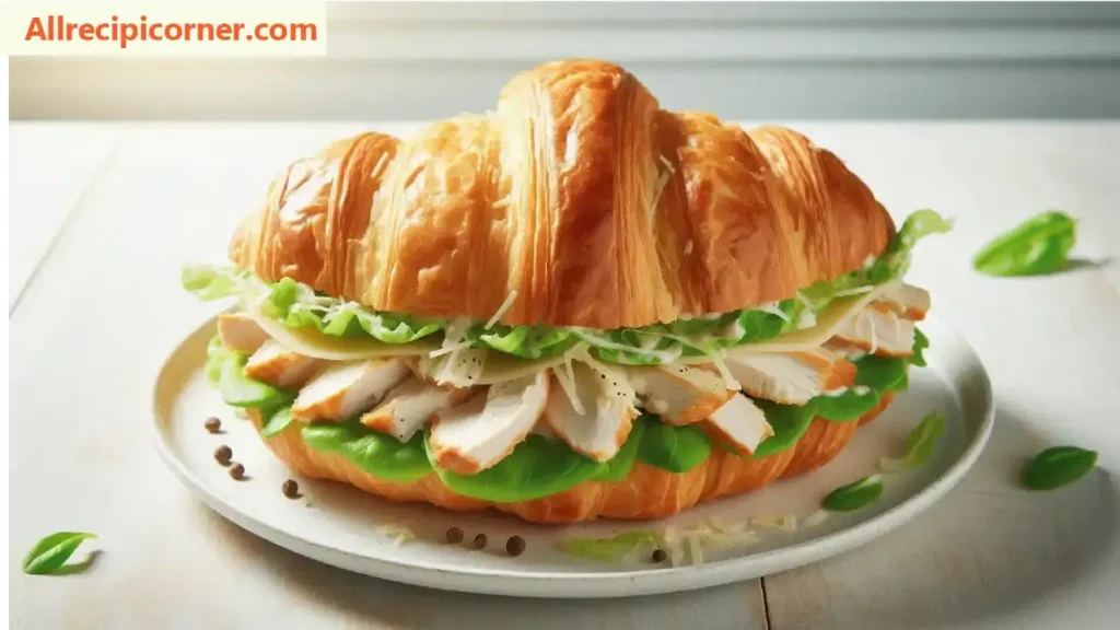 Viral Chicken Caesar Croissants